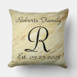 Monograms Faux Finishes Patterns Throw Pillow