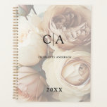 Monogran Flower Boho Planner<br><div class="desc">Flower, boho, Monogram customer specific planner.
Just edit your product in a few minutes. You can change the font/size/colour and position using "further personalize".</div>