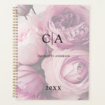 Monogran Flower Boho Planner<br><div class="desc">Flower, boho, Monogram customer specific planner.
Just edit your product in a few minutes. You can change the font/size/colour and position using "further personalize".</div>