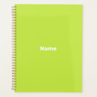 Monographie de l'année personnalisée verte de chau