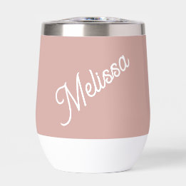 Monographie de script, rose vif