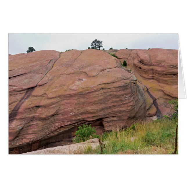 Monolithe de grès rouge à Red Rocks (Devant horizontal)