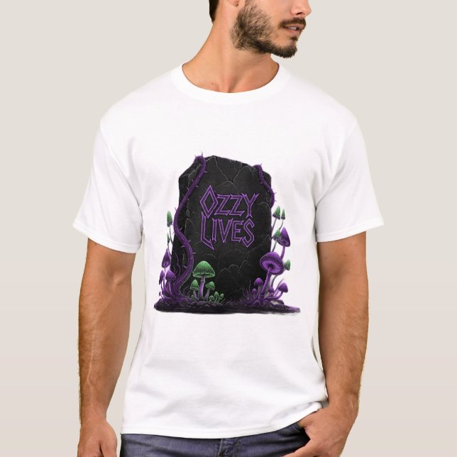 Monolithic Slab: Ozzy Lives T-Shirt (Front)