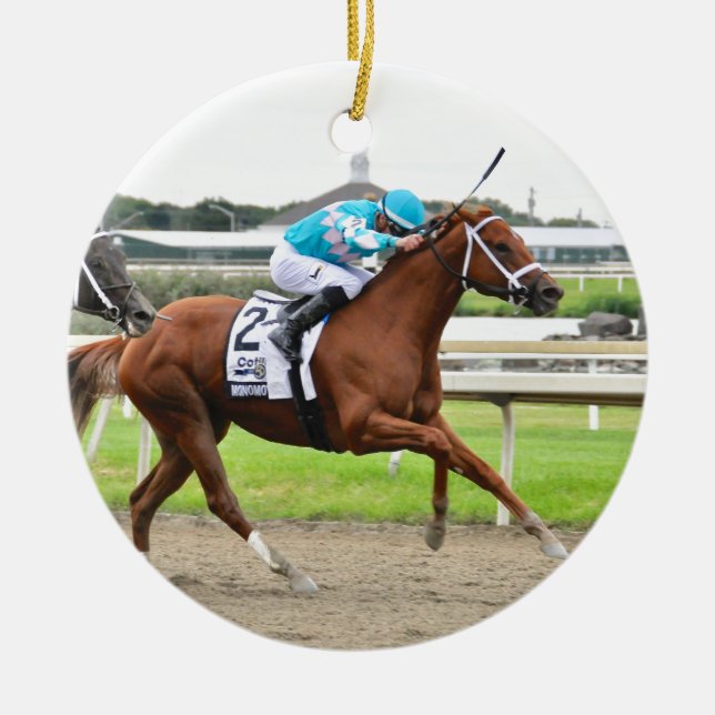 Monomoy Girl Ceramic Ornament (Front)