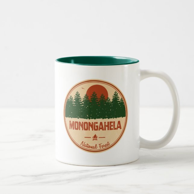 Monongahela National Forest Two-Tone Coffee Mug (Right)
