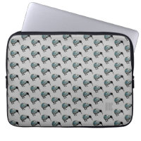 MONONGRAM NEW ZEALAND PAUA KIWI BIRD PATTERN GREY
