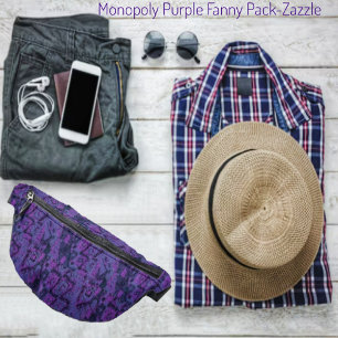 Monopoly Purple  Fanny Pack