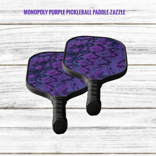 Monopoly Purple Pickleball Paddle (Creator Uploaded)