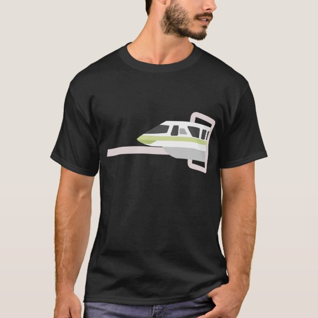 Monorail Lime T-Shirt (Front)