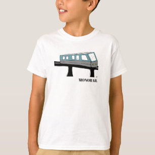Monorail tee train kids tee gift Christmas