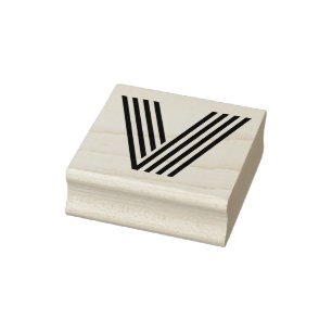 Monoton Letter V Rubber Stamp