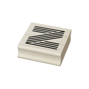 Monoton Letter Z Rubber Stamp