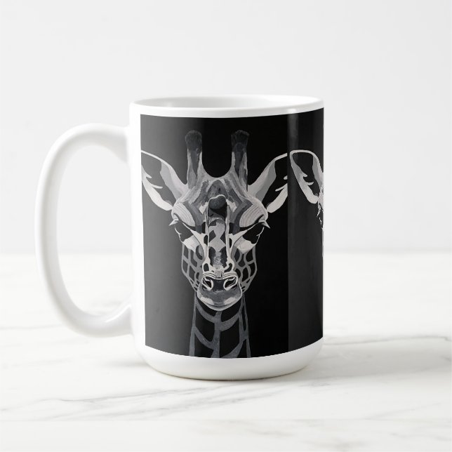 Monotone Giraffe mug (Left)