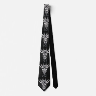 Monotone Giraffe tie design