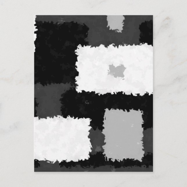 Monotone in Grey, Black & White Postcard (Front)