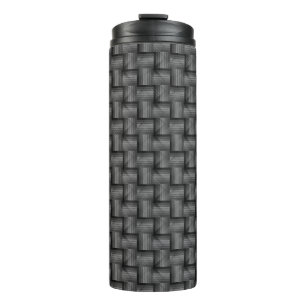 MONOTONE VINTAGE BLACK AND WHITE THERMAL TUMBLER