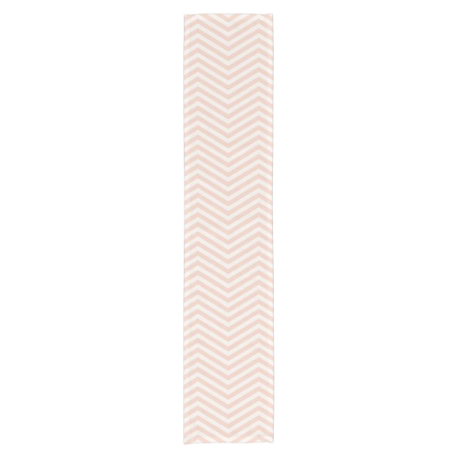 MonoZag Blush Pink Short Table Runner (Front)