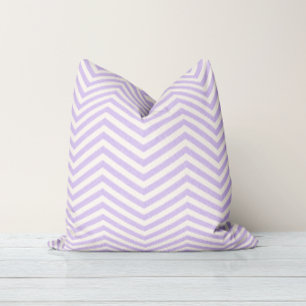 MonoZag Soft Lavender Throw Pillow