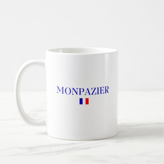 MONPAZIER France Coffee Mug (Left)
