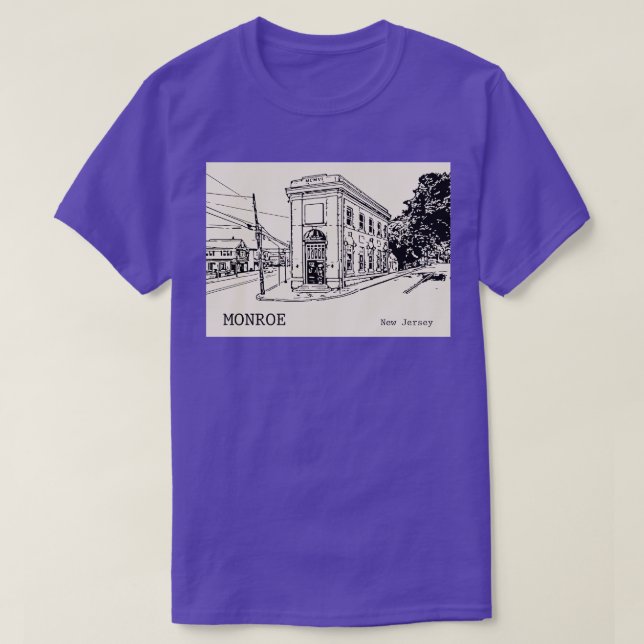 Monroe New Jersey  1 T-Shirt (Design Front)