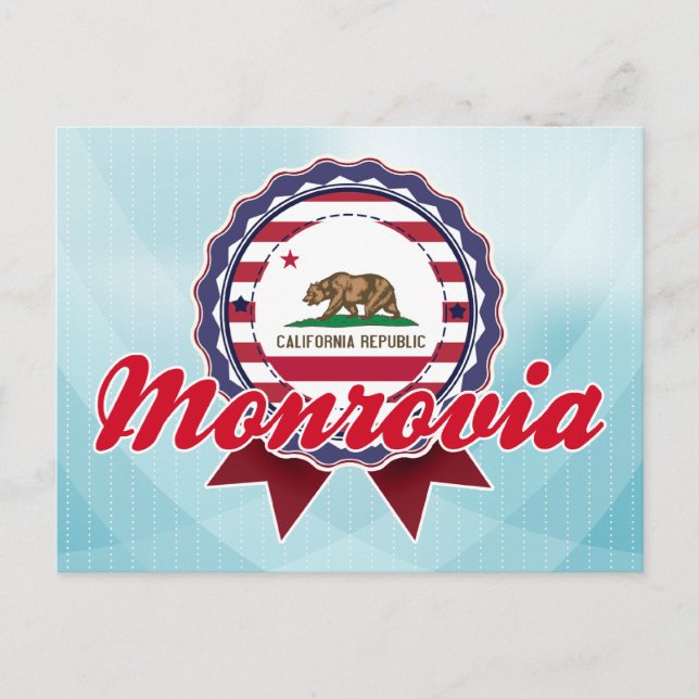 Monrovia, CA Postcard (Front)