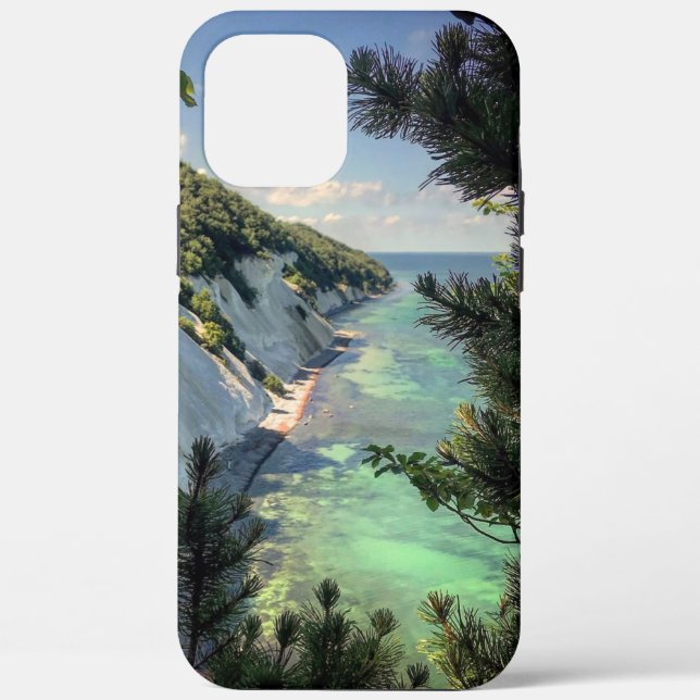 Møns Klint Denmark stylized (all phones) Case-Mate iPhone Case (Back)