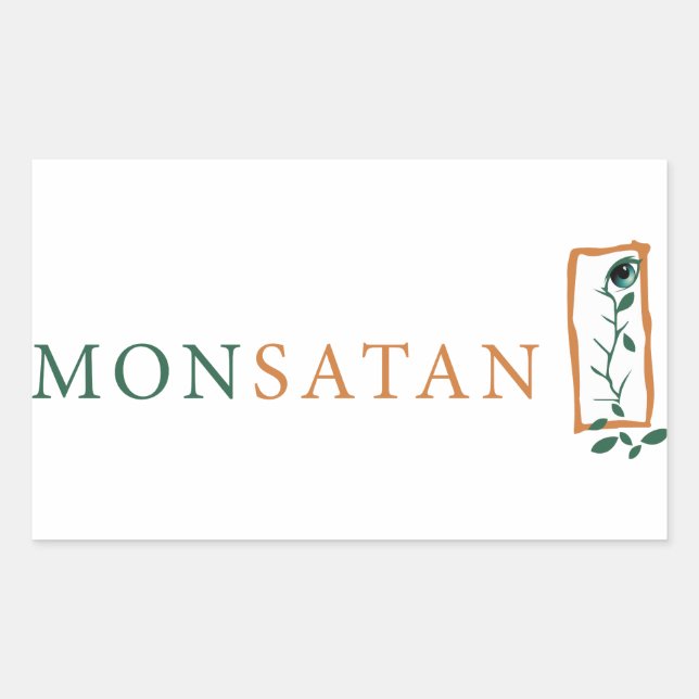 Monsanto = Monsatan Sticker (Front)