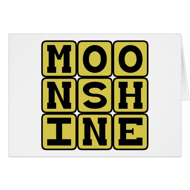 Monshine, Liqueur Fort (Devant horizontal)