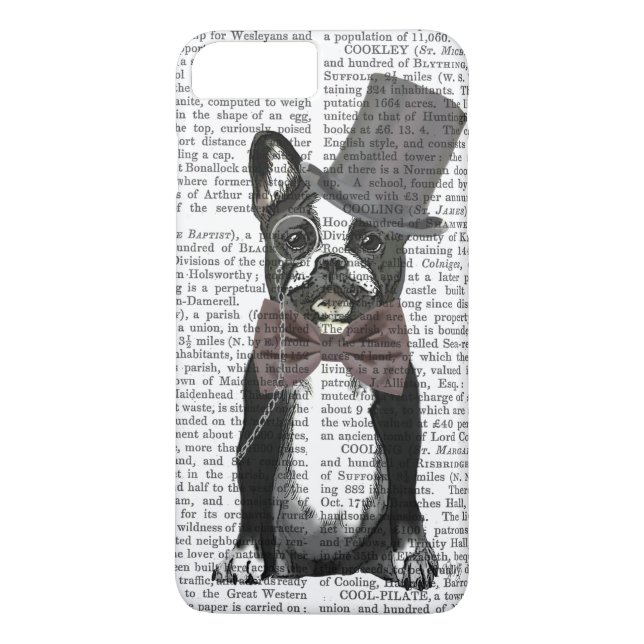 Monsieur Bulldog 2 Case-Mate iPhone Case (Back)