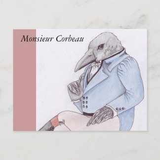 Monsieur Corbeau Postcard