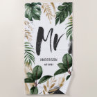 Monsieur feuille tropicale & serviette de plage ty