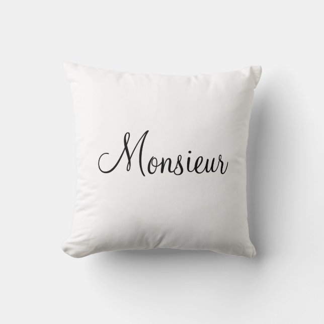 monsieur pillow (Front)