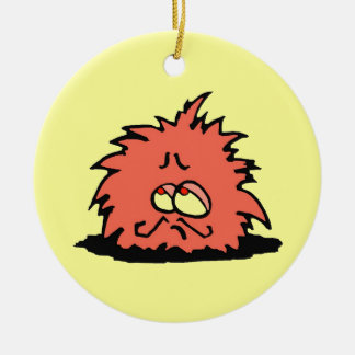 “MONSIEUR POUFF " CERAMIC ORNAMENT