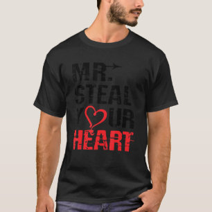 Monsieur Vole Votre Cœur T-shirt de la Saint-Valen