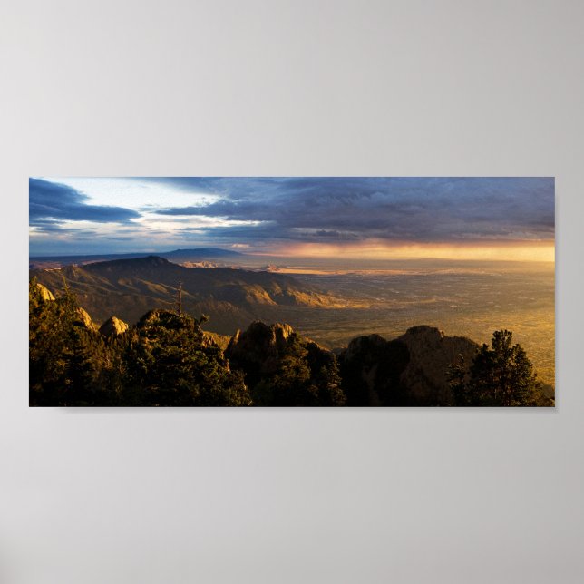 Monsoon over Albuquerque Poster (Front)
