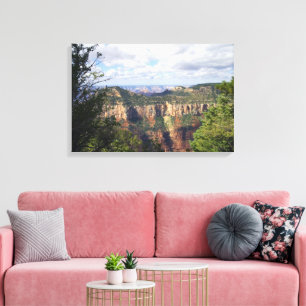Monsoon Season At North Rim Of The Grand Canyon Canvas Print