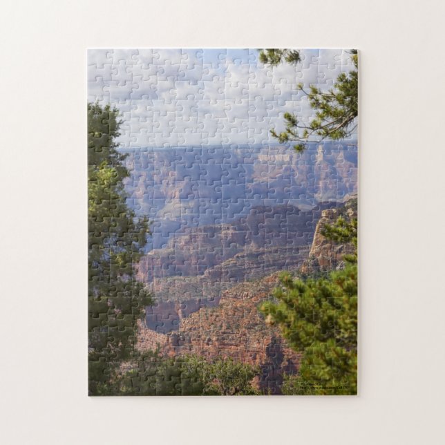 Monsoon Season at North Rim of the Grand Canyon Jigsaw Puzzle (Vertical)