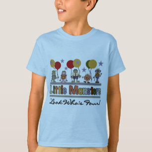 Monster 4th Birthday Tshirts and Gifts