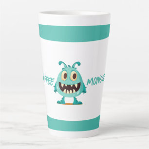 Monster/Alien/Cartoon/Blue Latte Mug