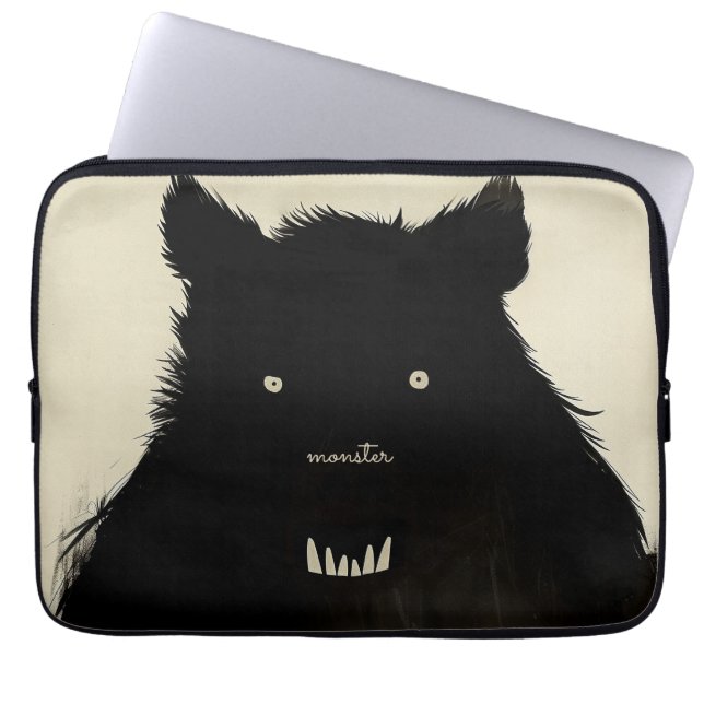 Monster and the Kid Laptop Sleeve (Front)