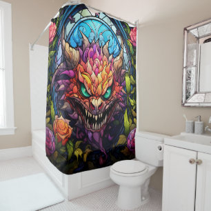 Monster Art Shower Curtain