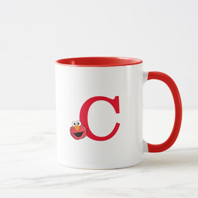 Monster At the End of this Story | Elmo Monogram C Mug (Right)