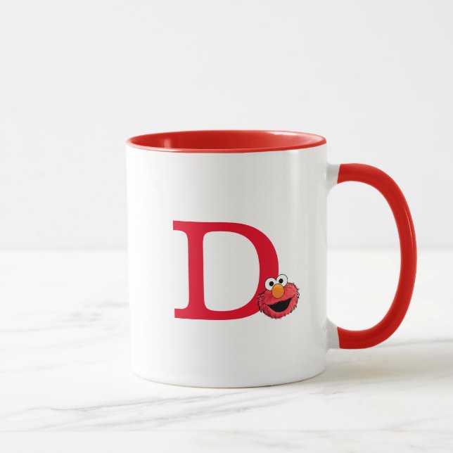 Monster At the End of this Story | Elmo Monogram D Mug (Right)