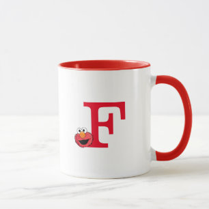 Monster At the End of this Story   Elmo Monogram F Mug