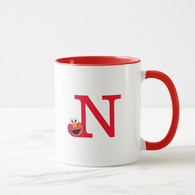 Monster At the End of this Story | Elmo Monogram N Mug (Right)