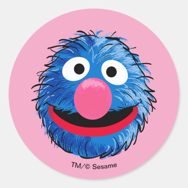 Monster at the End of this Story | Grover Classic Round Sticker (Front)