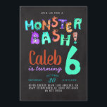 Monster Bash Birthday Invitation<br><div class="desc">Monster Bash Birthday Invitation</div>