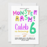 Monster Bash Birthday Invitation<br><div class="desc">Monster Bash Birthday Invitation</div>