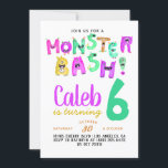 Monster Bash Birthday Invitation<br><div class="desc">Monster Bash Birthday Invitation</div>