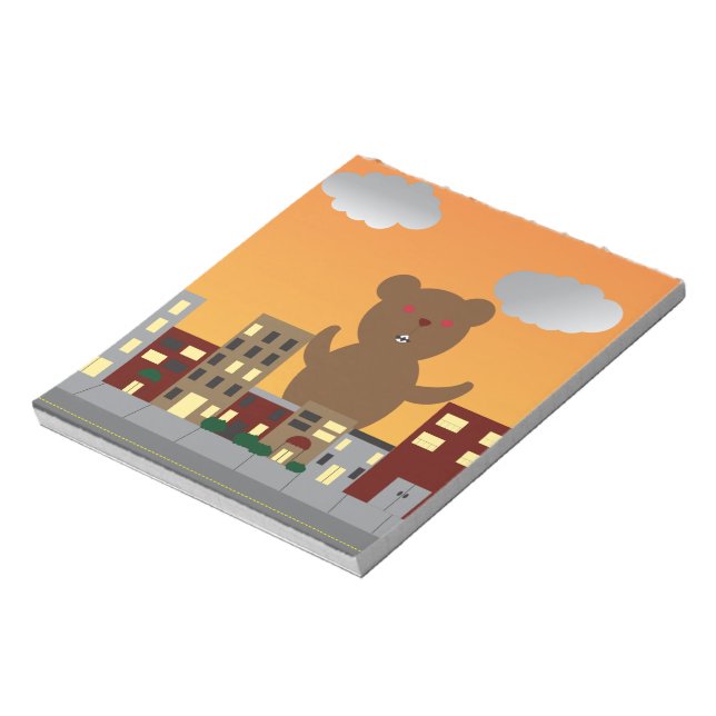 Monster Bear Notepad (Rotated)
